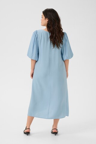 KAFFE CURVE Kleid 'Pico Solid' in Blau