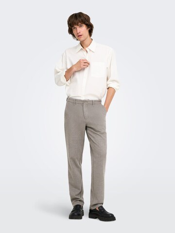 Only & Sons Baggy Pants 'Mark' in Brown