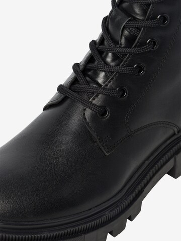 TAMARIS Lace-up bootie in Black