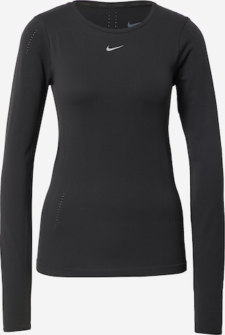 NIKE Funksjonsskjorte 'Aura' i svart: forside