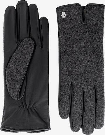 Mezzoguanti 'GRÜNWALD' di Roeckl in nero: frontale