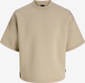 JACK & JONES Sweatshirt in Beige: Vorderseite