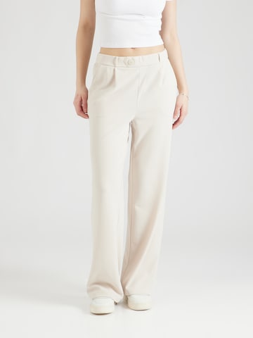 ONLY Regular Pleat-Front Pants 'SANIA' in Grey: front