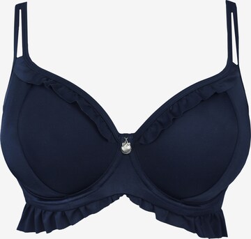SugarShape Minimiser Bikini Top 'Valencia' in Black: front