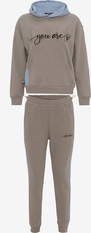 Tom Barron Sweatsuit in Grey: front