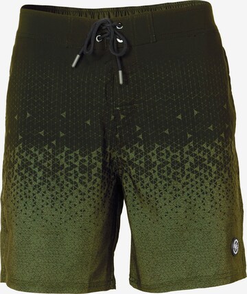 KOROSHI Plavecké šortky – zelená: přední strana