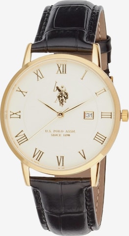 U.S. POLO ASSN. Analoguhr 'Daniel' in Grau: Vorderseite