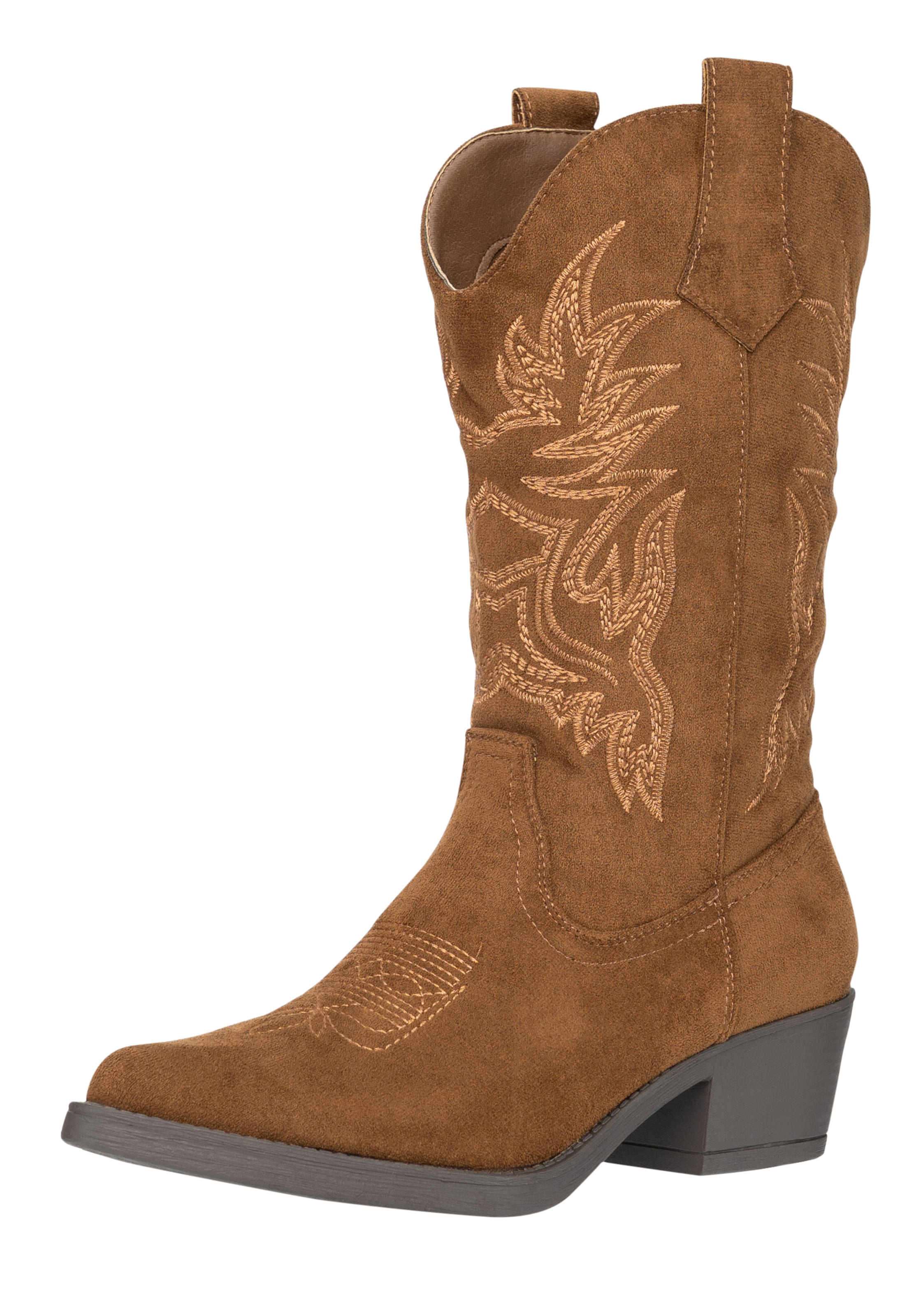 Salinyang Cowboylaarzen in Bruin: voorkant