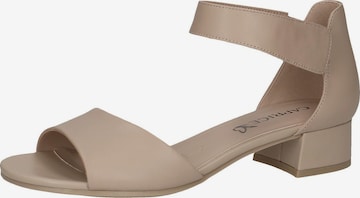 CAPRICE Sandals in Beige: front