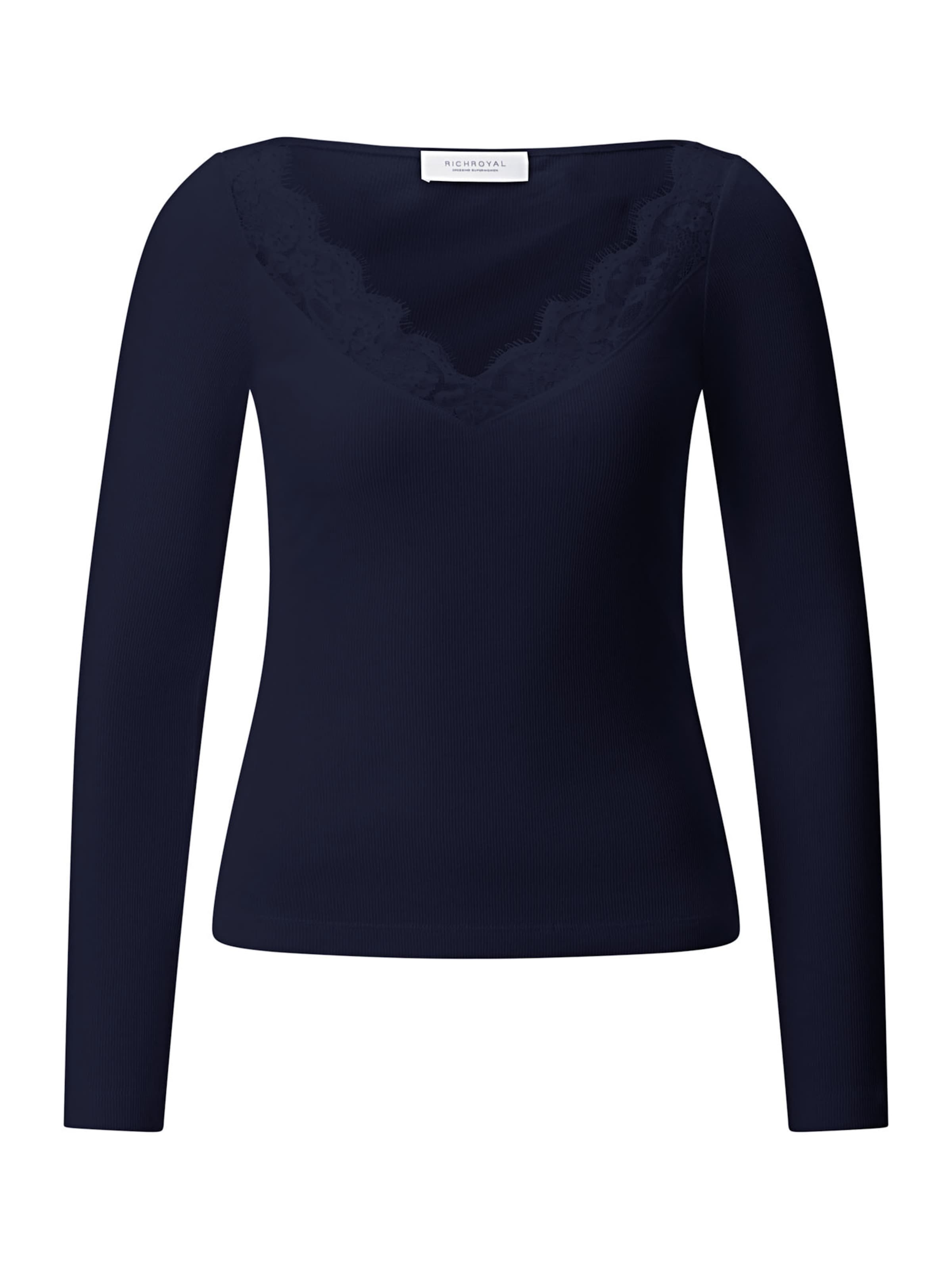 T-shirt Rich & Royal en bleu : devant