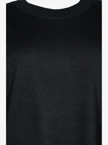 Zizzi Úpletové šaty 'MGLITTER' – černá