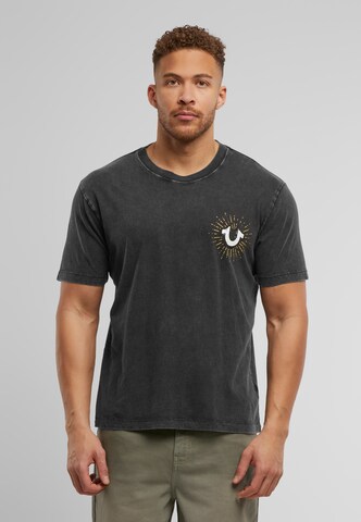 True Religion T-Shirt 'MINERAL SHINING CREST' in Schwarz
