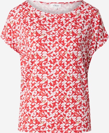 T-shirt s.Oliver en rouge : devant