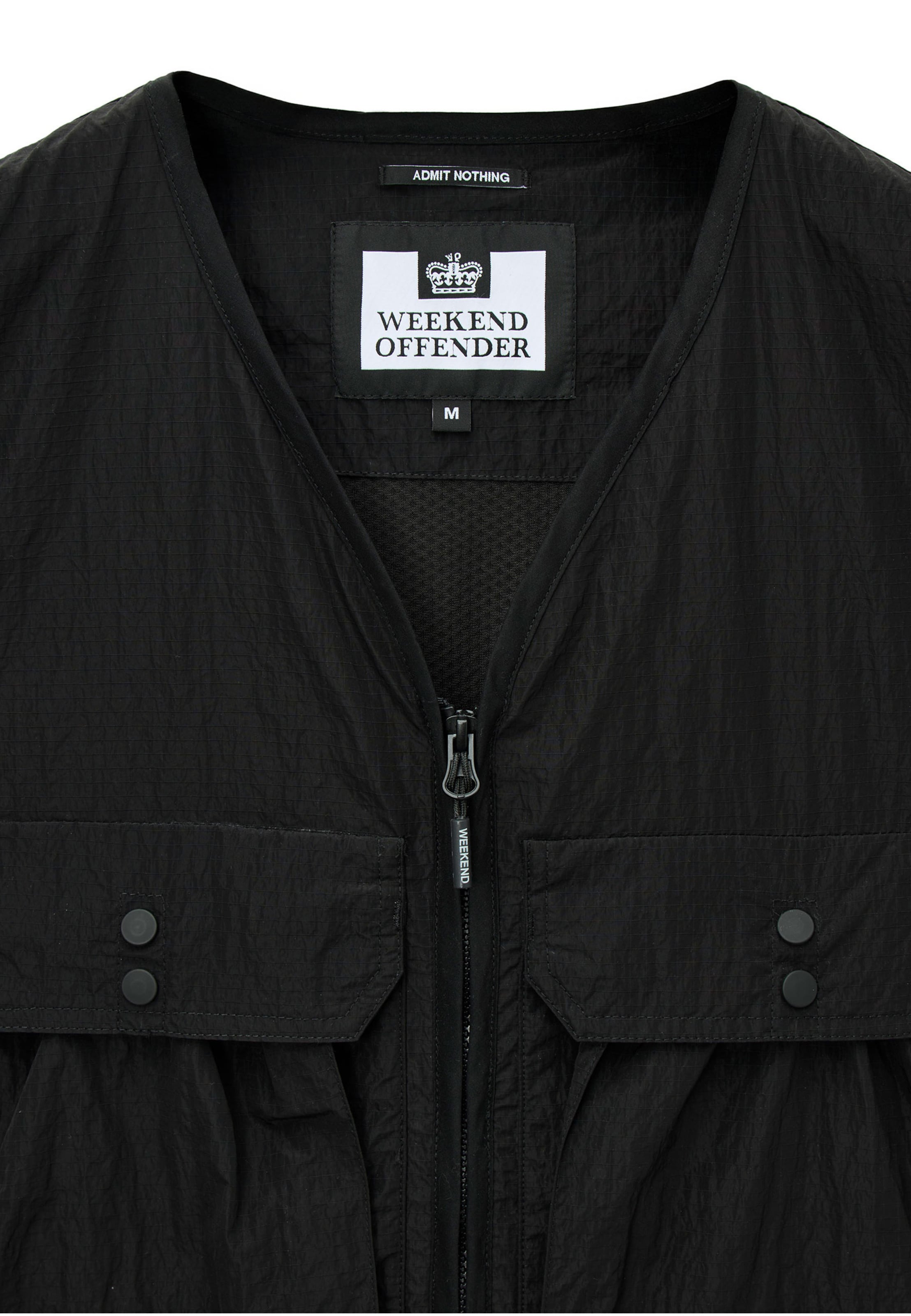 Weekend Offender Weste 'Tangier' in Schwarz
