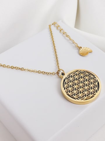 Hey Happiness Ketju 'Flower of Life' värissä kulta