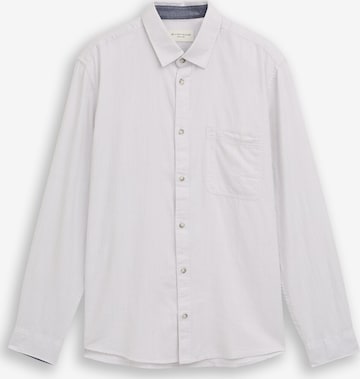 TOM TAILOR Regular fit Overhemd in Wit: voorkant