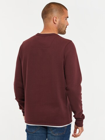 Threadbare Sweatshirt 'Kisele' in Red