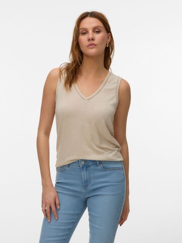 VERO MODA Top 'GINA' in Beige: voorkant