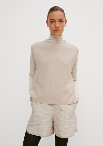comma casual identity Trui in Beige: voorkant