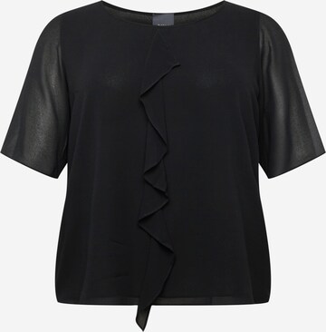 Persona by Marina Rinaldi Blouse 'BARI' in Black: front