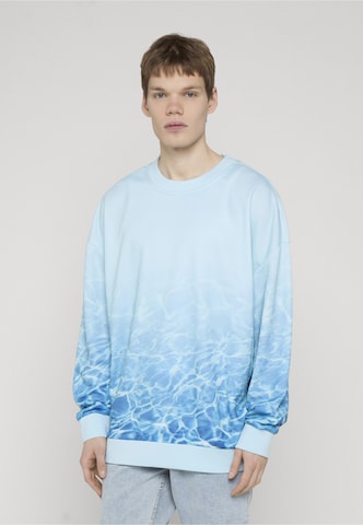 Felpa 'Floating' di Just Rhyse in blu: frontale