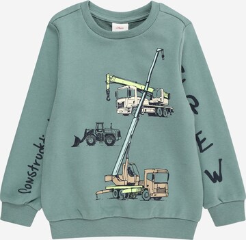 Sweat s.Oliver en bleu : devant