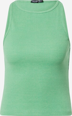 Nasty Gal Top in Groen: voorkant