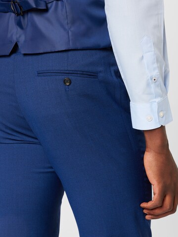 mėlyna BURTON MENSWEAR LONDON Standartinis „Chino“ stiliaus kelnės