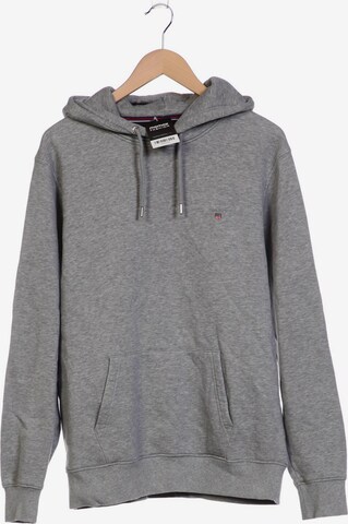 GANT Sweatshirt & Zip-Up Hoodie in XL in Grey: front