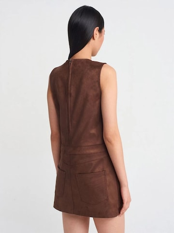 Dilvin Dress in Brown