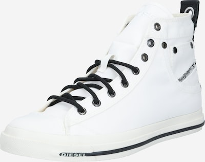 DIESEL Hög sneaker 'Exposure I' i svart / off-white, Produktvy