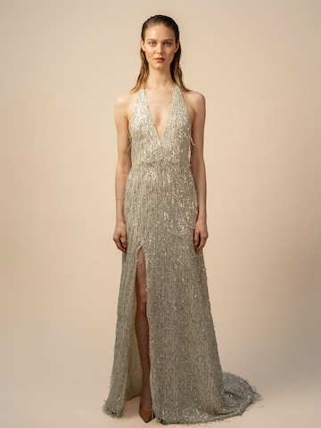 Anse Victorin Kjole 'Diana' i beige: forside