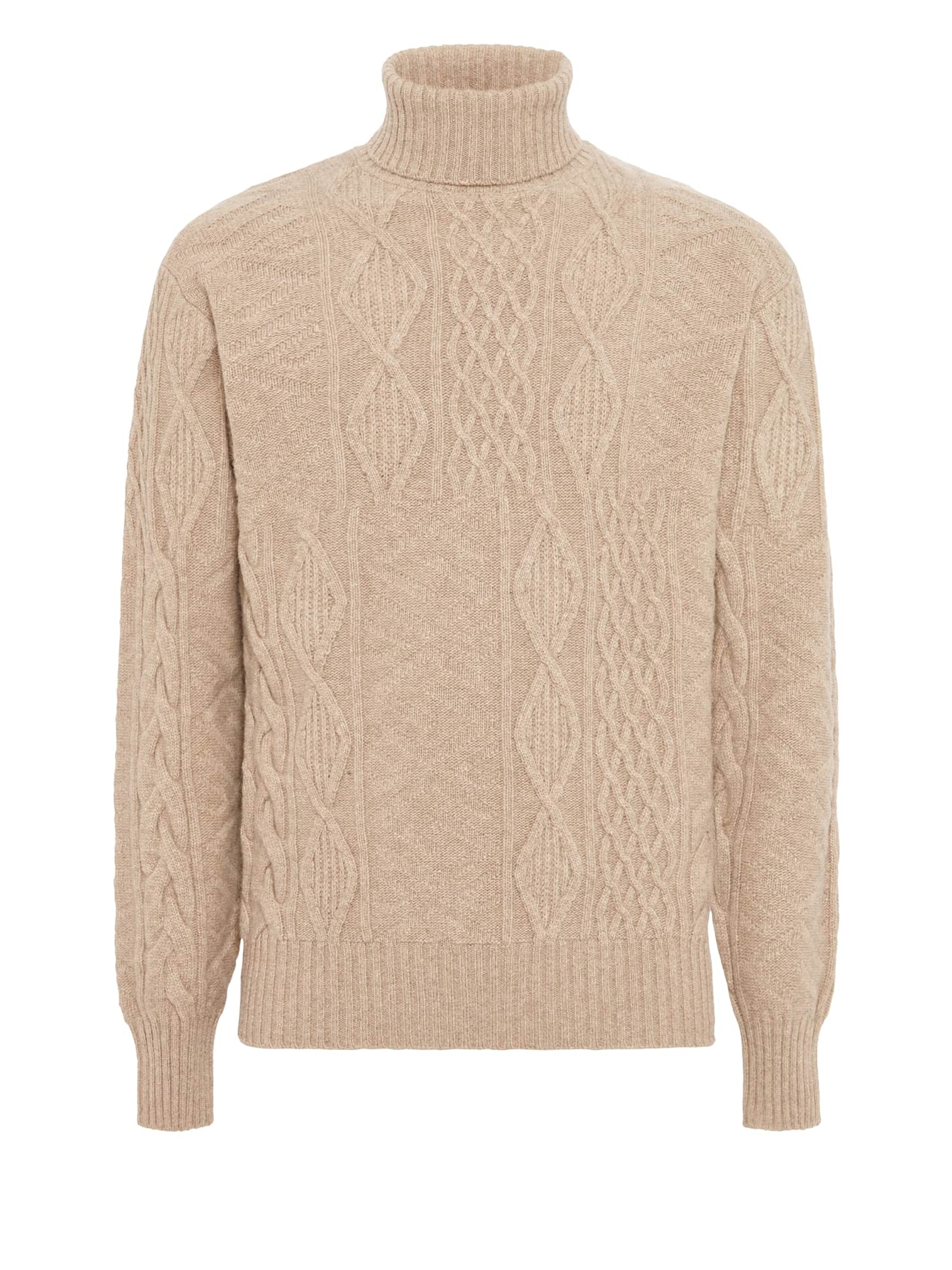 Boggi Milano Sweater in Beige: front