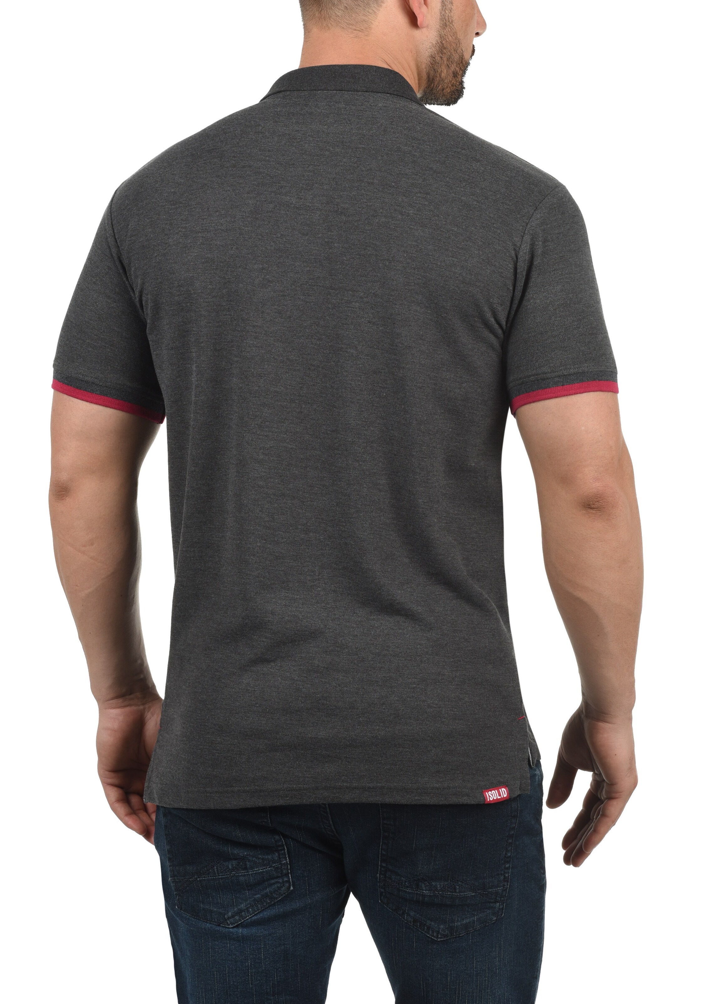 !Solid Shirt 'SDBENJAMIN' in Grey