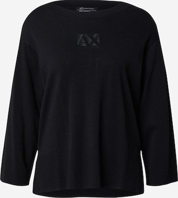 ARMANI EXCHANGE Sweter w kolorze czarny: przód