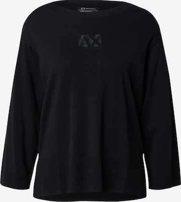 ARMANI EXCHANGE Sweater in Black: front