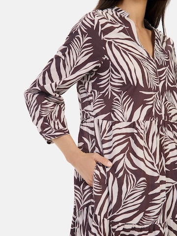 CAMEL ACTIVE Mittellanges Sommerkleid mit Allover-Print in Rot