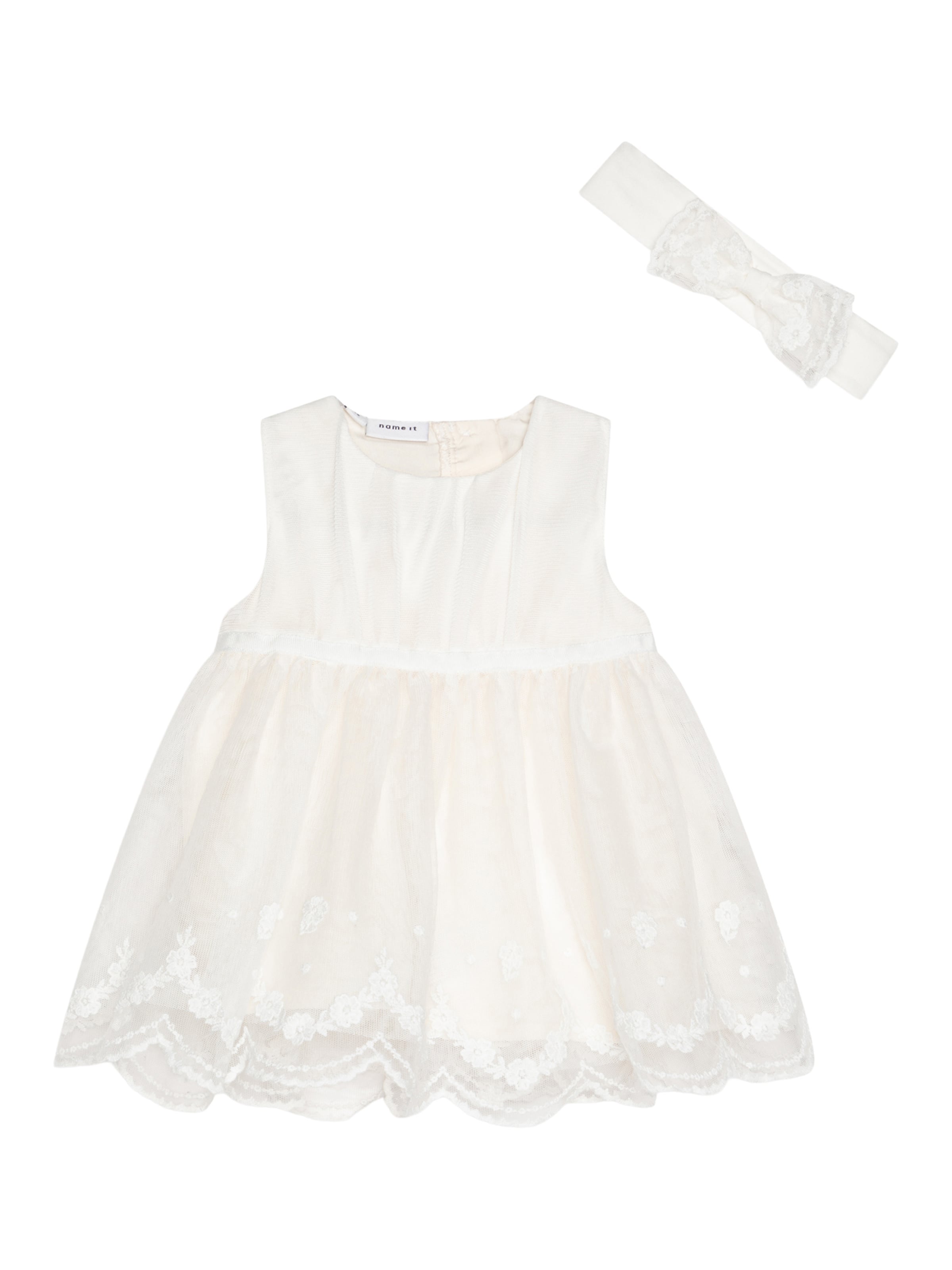 NAME IT Dress 'NBFDEMILLE' in White: front