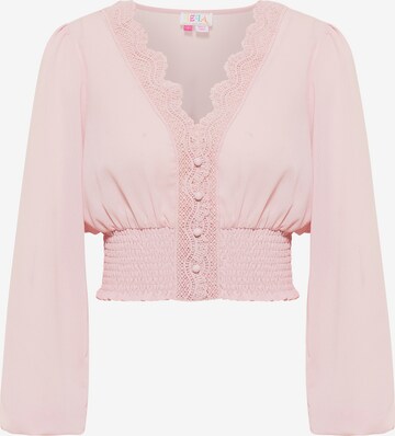 Camicia da donna di IZIA in rosa: frontale