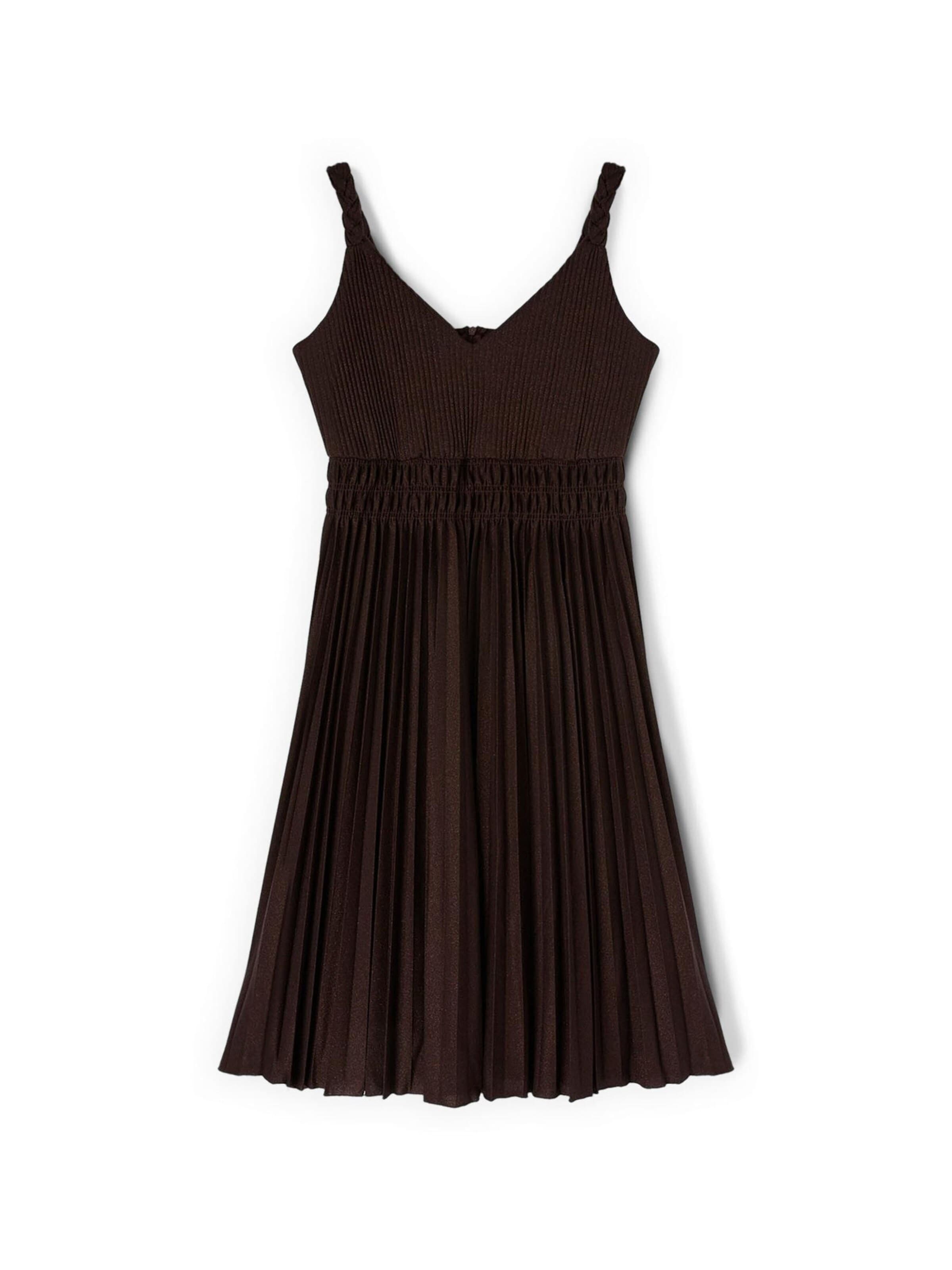 MOTIVI Robe en 40 en marron, Vue avec produit