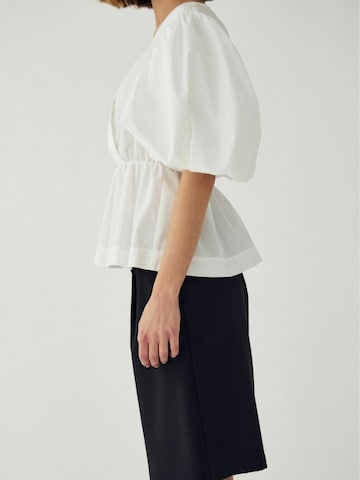 T-shirt ' N-Magdalena ' Noella en blanc