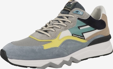 Baskets basses 'De Zager 02.63' Floris van Bommel en bleu : devant