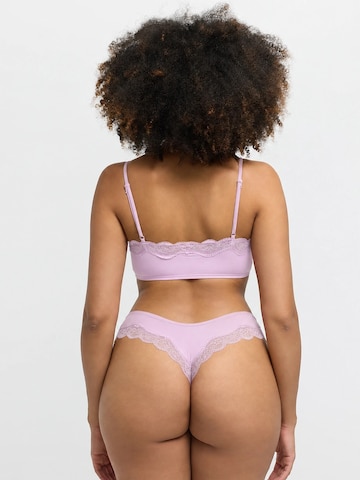 Bustino Reggiseno 'Lace Bralette' di cfab in lilla