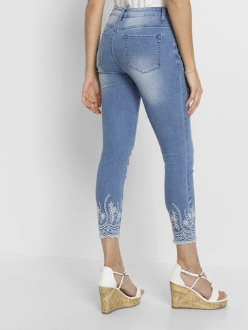bonprix Skinny Jeans in Blau