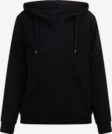 MYMO Sweatshirt in Zwart: voorkant