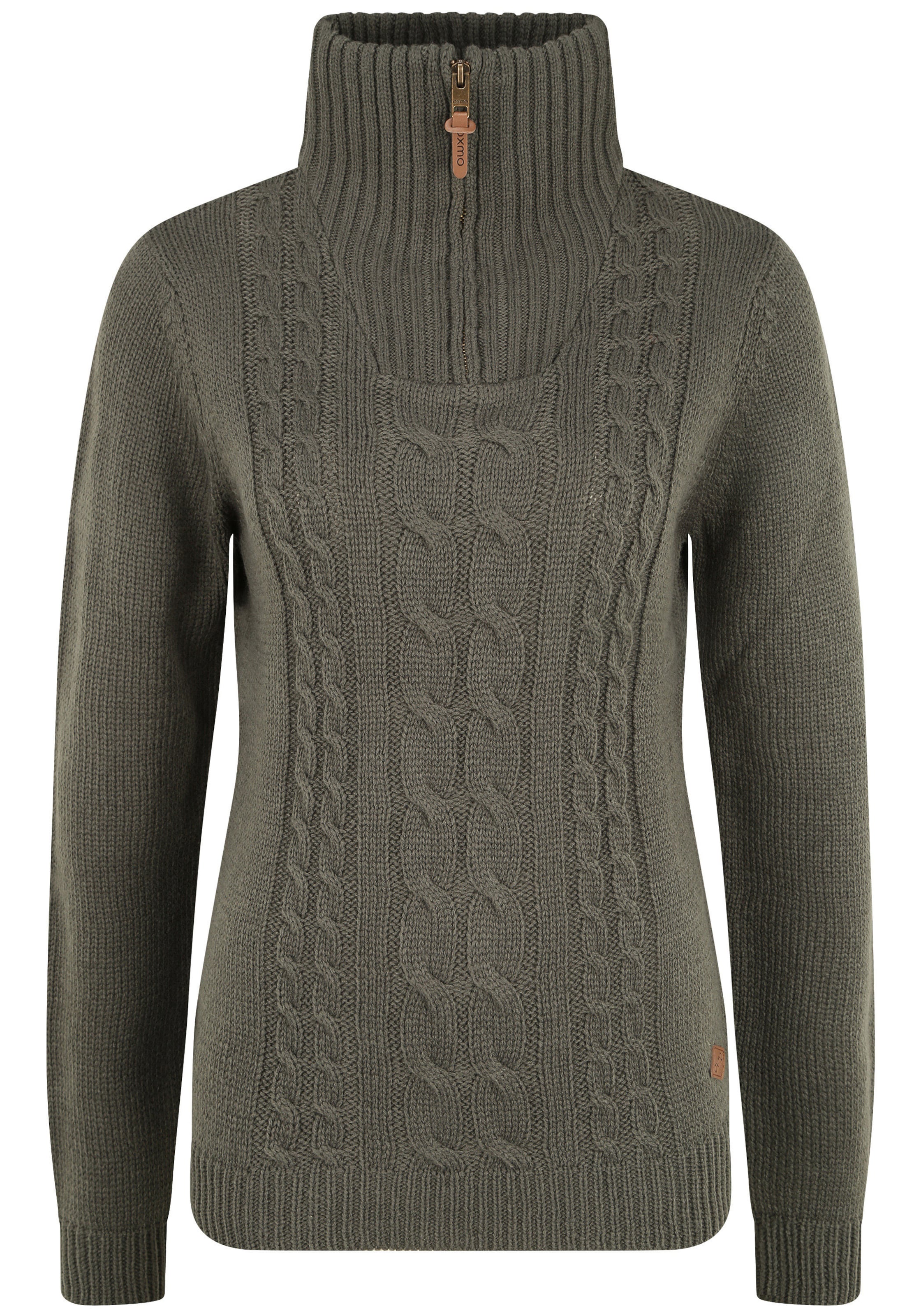 Oxmo Sweater 'Carry' in Grey: front