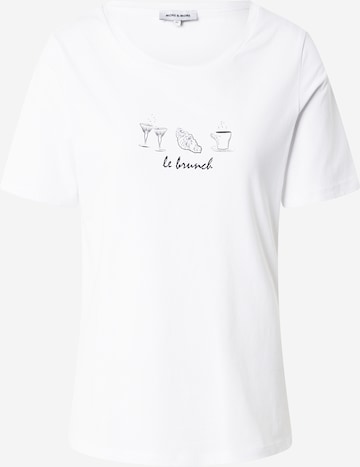 balta MORE & MORE Marškinėliai: priekis