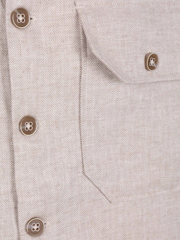 R2 Amsterdam Regular fit Button Up Shirt in Beige