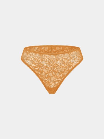 Erlich Textil - Tanga 'Iconic Lace' em laranja