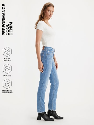 LEVI'S ® Regular Jeans '724 High Rise Straight' i blå